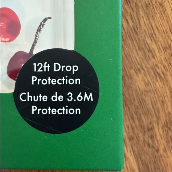 5/$20 Kate Spade NWOT iPhone 15 Pro Max Case, clear with cherries - Picture 5 of 5